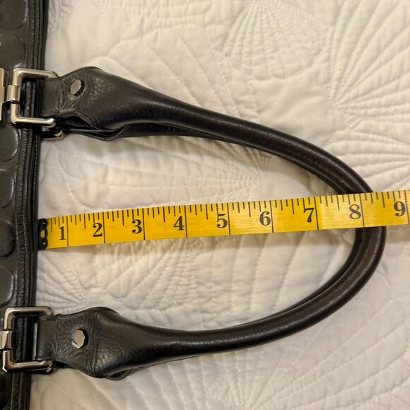 Treesje Mortale Skull embossed leather satchel handbag - Picture 13 of 14